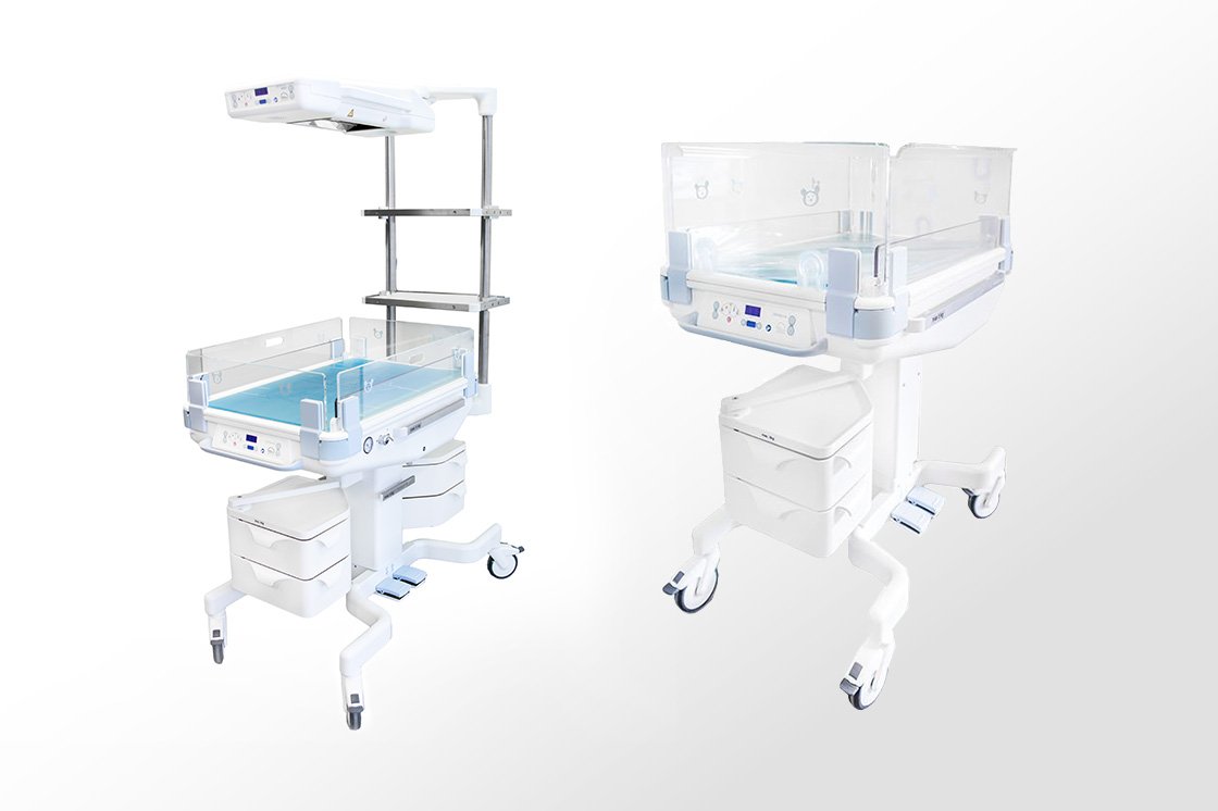Abbildung von medizintechnischen Geräten in der Neonatologie - Produktbilder
